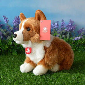 Simulation Puppy Dog sttuffed Plush 25CM Welsh Corgi Pembroke