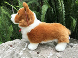 Simulation Puppy Dog sttuffed Plush 25CM Welsh Corgi Pembroke