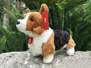 Simulation Puppy Dog sttuffed Plush 25CM Welsh Corgi Pembroke